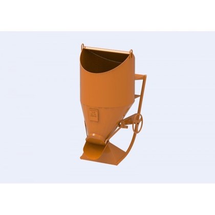 Laydown Coneflow Concrete Skip Image of Laydown Coneflow Concrete Skip - 1
