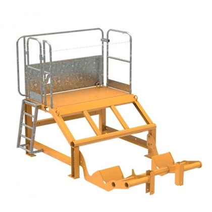 Concrete Skip Washing Platform Image of Concrete Skip Washing Platform - 4