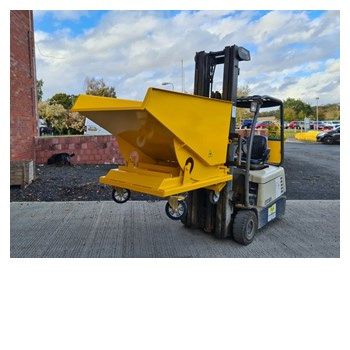 View Auto Locking Forklift Tipping Skip View Auto Locking Forklift Tipping Skip